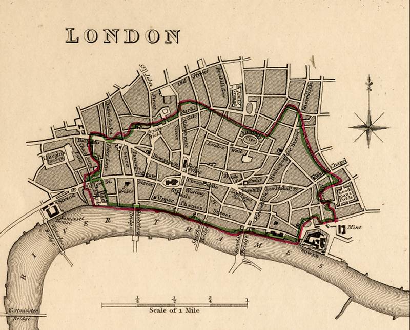City of London map